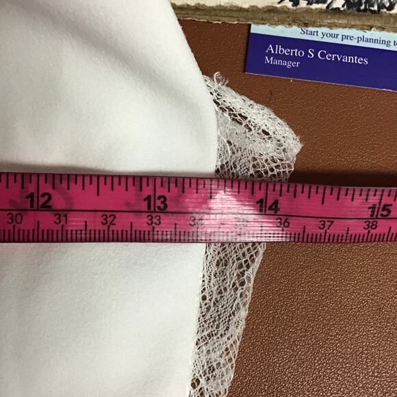 LULU'S XS Extraordinary Romance White Button Back Mermaid Maxi Dress B82 *flaw - Picture 7 of 12